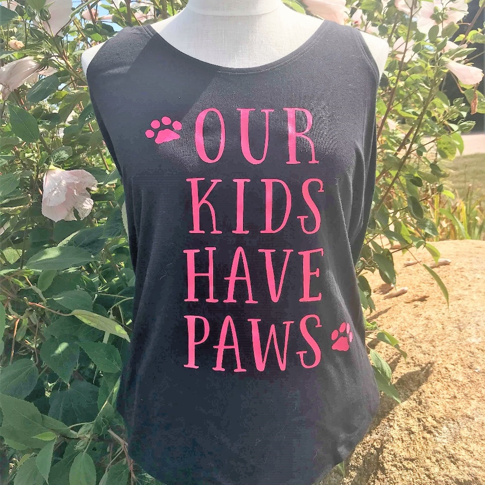 Tank Top "Our Kids Have Paws"